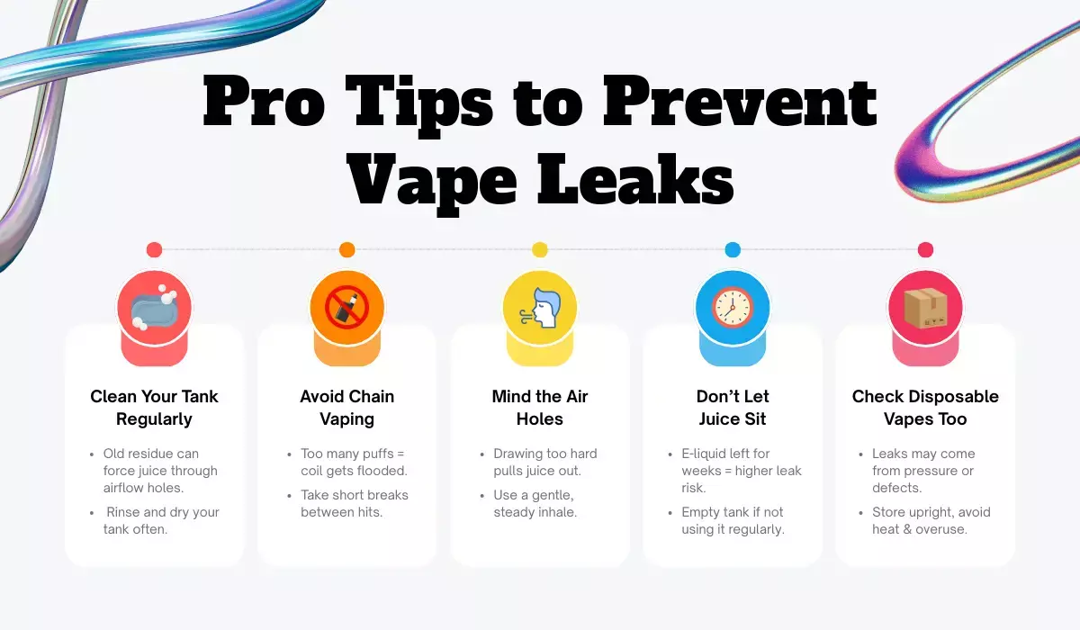 Why Is My Vape Leaking? Guide For Vapers